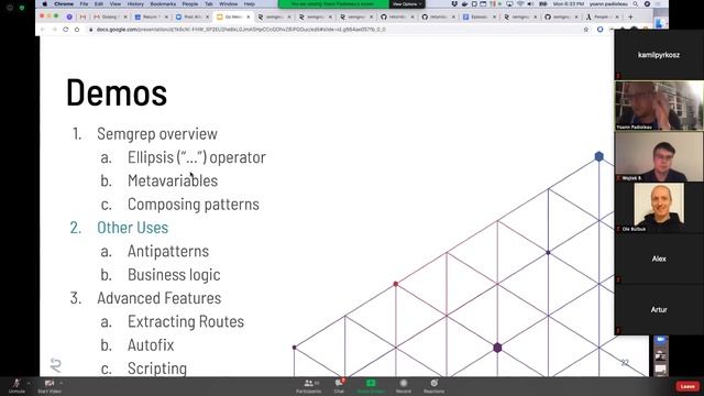 [ Golang Poland #6 ] - Yoann Padioleau - DIY Gosec: Detect complex code patterns using semantic gre смотреть онлайн