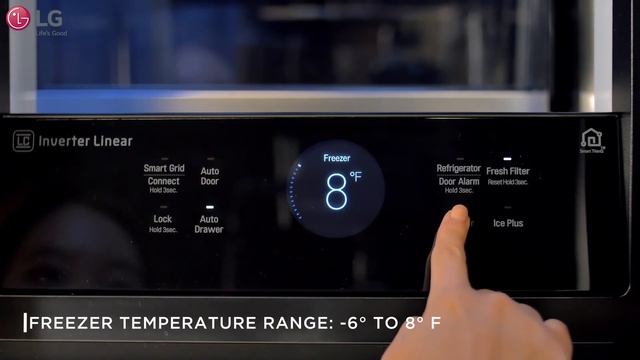 LG Signature Refrigerator - Control Panel Usage смотреть онлайн