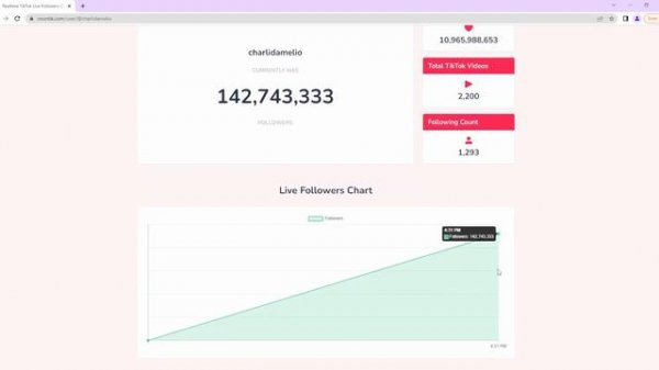 Countik! How to see your TikTok Followers and Likes Count Live