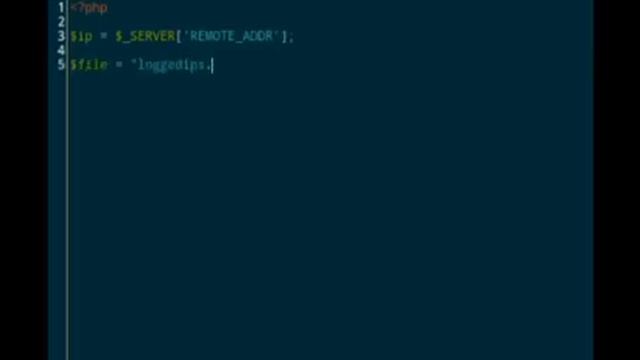 Coding An IP Logger In PHP смотреть онлайн