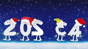 Goodbye 2023 Welcome 2024 ❄???New Year Numbers Fun 2024 Animation❄??☃️ Hello 2024❄??☃️?