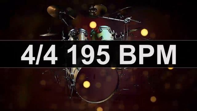 🔴 Drums Metronome 195 BPM смотреть онлайн