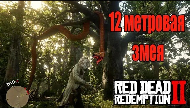 РДР2 ОГРОМНАЯ ЗМЕЯ. Где найти анаконду в RDR2 смотреть онлайн