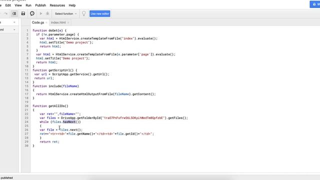 Google Apps Script - Getting File Name And Id From Google Drive Files смотреть онлайн
