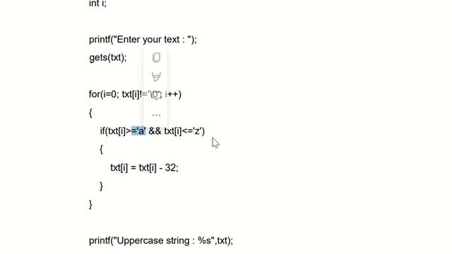 Programming in C| 'C' Program to convert given string into uppercase| MUST WATCH | смотреть онлайн