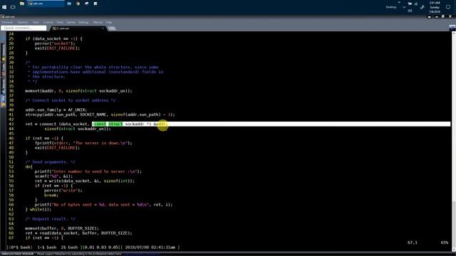 4/12 Unix Domain sockets Client Implementation | Udemy Courses | Linux IPC | Socket Programming смотреть онлайн