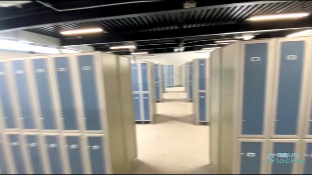 Оборудование раздевалки на 1000 мест в парке «Остров мечты» (Москва) шкафами «AquaLocker» смотреть онлайн