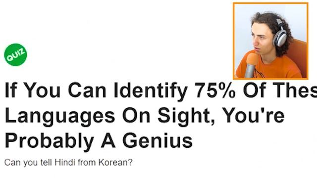 ONLY A GENIUS CAN READ THIS! (The Great Language Game) смотреть онлайн