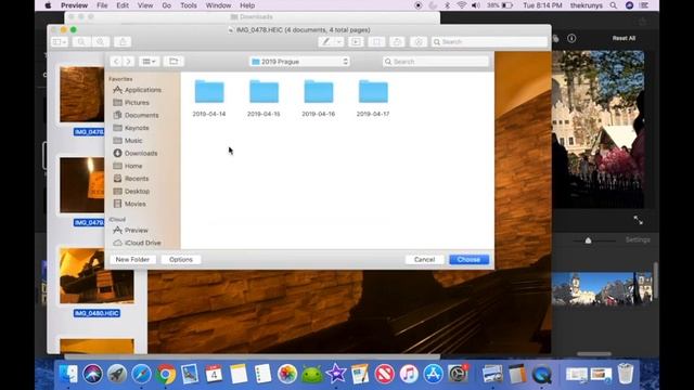 Convert Heic photo file to jpeg on Mac using Preview смотреть онлайн