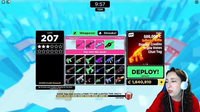 Grinding AGAIN for *SHATTERED WINTER RIFLE* LIVE! | Roblox Big Paintball смотреть онлайн