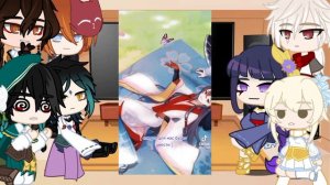 Реакция Genshin Impact 2/6 на 🟣⚡Райден 🌺🍡