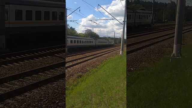 Встреча ЭП2Д ЦППК, ЭД4М Спутник и ЭП2К на платформе Кратово смотреть онлайн
