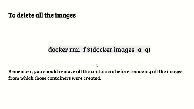 Deleting/Removing all Docker Containers & Images смотреть онлайн
