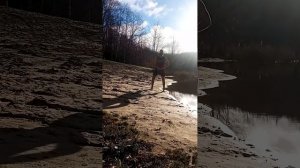 Гуляю 6 км  с гирей 24 кг . Закаливание и оздоровление .