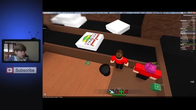Ethan plays Roblox Work at a Pizza Place #roblox смотреть онлайн