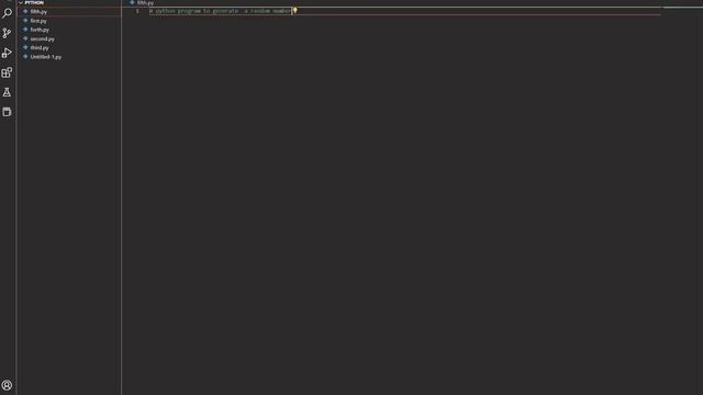 #5 Python Program for Beginners | Generate a Random Number смотреть онлайн