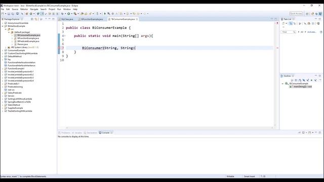 42- Java 8 Tutorial - BiConsumer Interface смотреть онлайн
