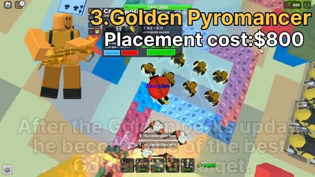 Ranking every Golden Skin from WORST to BEST in TDS (ROBLOX) смотреть онлайн