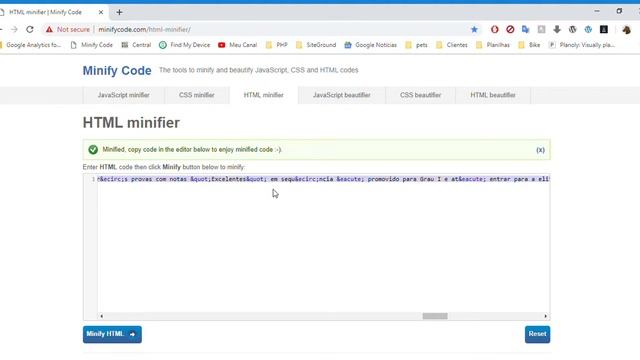Minify e Beautify seu código html, php , asp entre muitas outras linguagens de programação ! смотреть онлайн