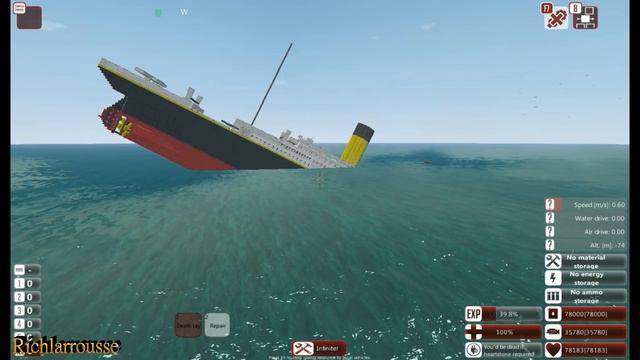 From the Depths! Sinking Titanic Project, (Minecraft Design) смотреть онлайн