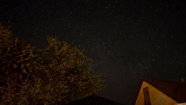 Покадровая съемка движения звезд по небосклону смотреть онлайн