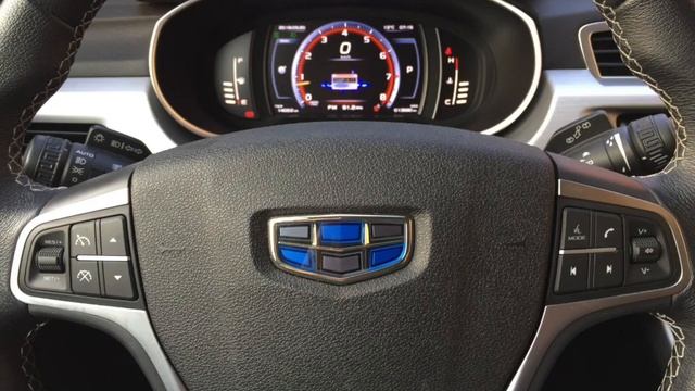 Приборная панель Geely Atlas смотреть онлайн