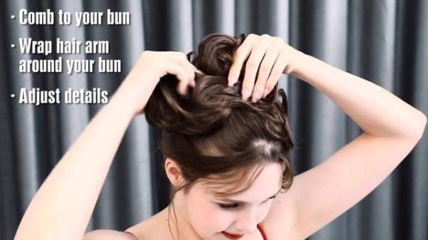 Шиньон на гребне «Дуэт»