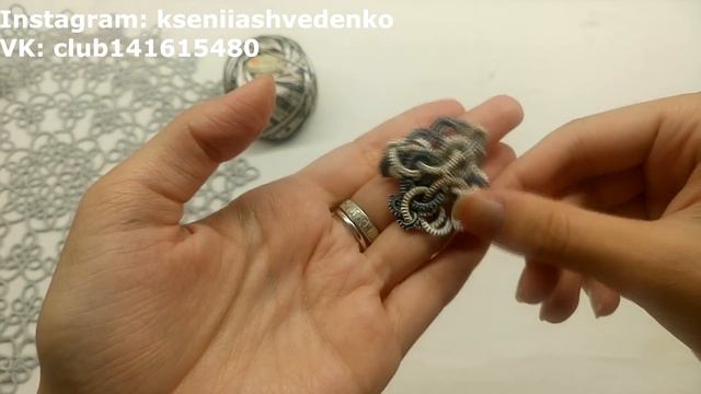 Браслет из одного элемента. Второй вариант. МК Фриволите/Анкарс/Tatting смотреть онлайн