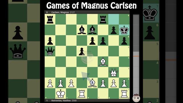 Kotronias, Vasilios - Carlsen, Magnus || Gausdal 2002 @chessbuddies 🔴 #MagnusCarlsen смотреть онлайн