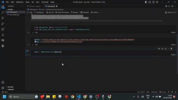 Speech To Text with IBM Watson | Python - codeayan