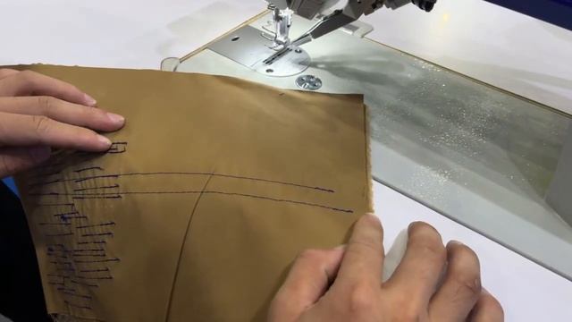 Как работает промышленная прямострочная швейная машина SHUNFA S620-J-N смотреть онлайн