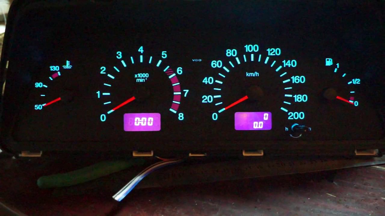 RGB пересвет приборной панели VDO ВАЗ 2115 2 экрана смотреть онлайн