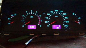 RGB пересвет приборной панели VDO ВАЗ 2115 2 экрана