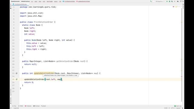 Print the deletion order of leaf nodes in a given binary tree. смотреть онлайн