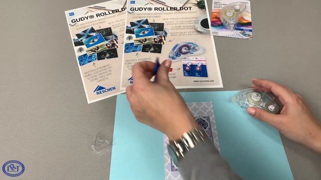 Ролик с клеевой лентой Gudy Roller Dot