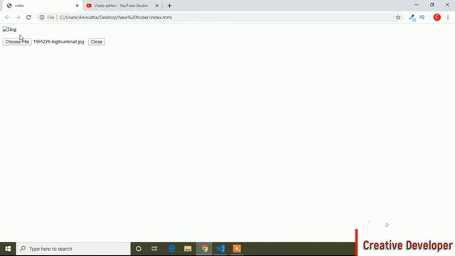 Show preview of upload Image and Remove || Javascript || Javascript Tutorial || Display image смотреть онлайн