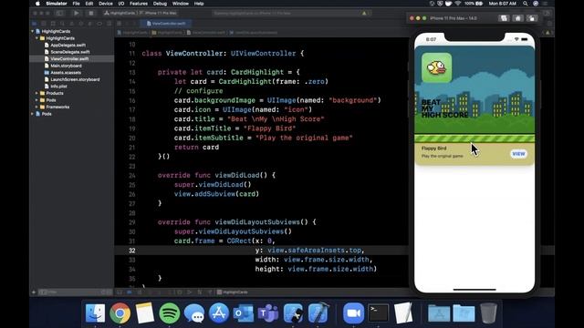 Create Custom Cards Like App Store (Swift 5, Xcode 12, 2020) - iOS Development смотреть онлайн