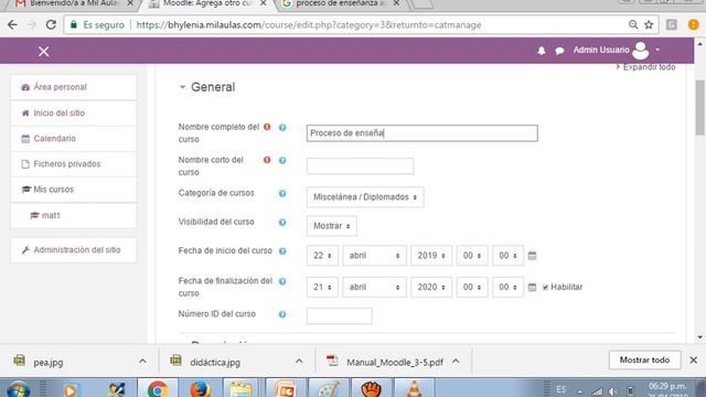 2 Crear categorias y curso смотреть онлайн