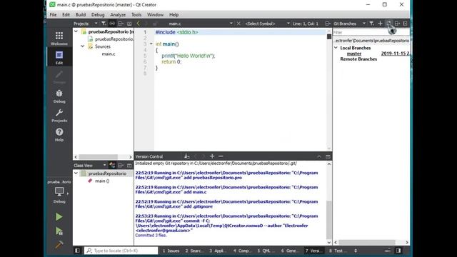 Control de versiones con Qt смотреть онлайн