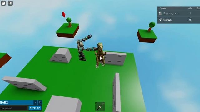 GIANT ROBOT VS T-REX IN ROBLOX смотреть онлайн