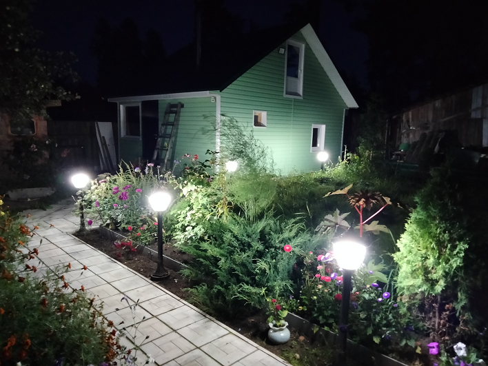 НОЧНОЕ ОСВЕЩЕНИЕ САДА смотреть онлайн