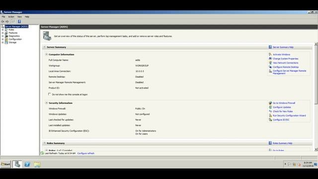 Удаленный рабочий стол (настройка на стороне сервера ) в Windows Server 2008 R2 смотреть онлайн