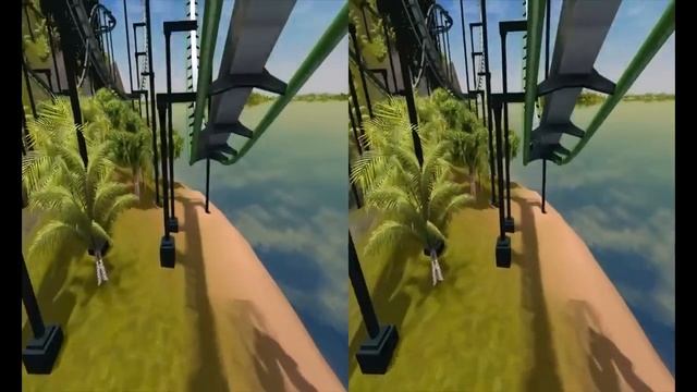 3D Roller Coasters VR Videos 3D SBS [Google Cardboard VR Experience] VR Box Virtual Reality Video смотреть онлайн