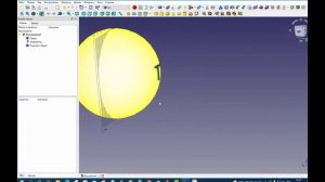 FreeCad Текст на шаре