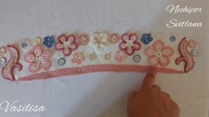 Воротник крючком от Vasilisa. Ирландское кружево.