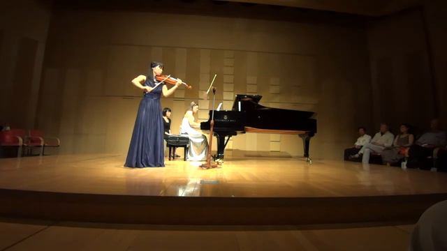 J. Brahms: Sonata for violin & piano No. 3 op. 108, II / Ami Yokoyama & Sara Costa
