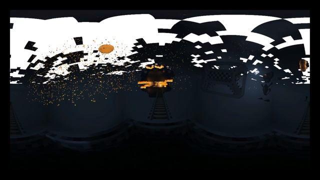 Space Roller Coaster in 360° - Minecraft 3D смотреть онлайн