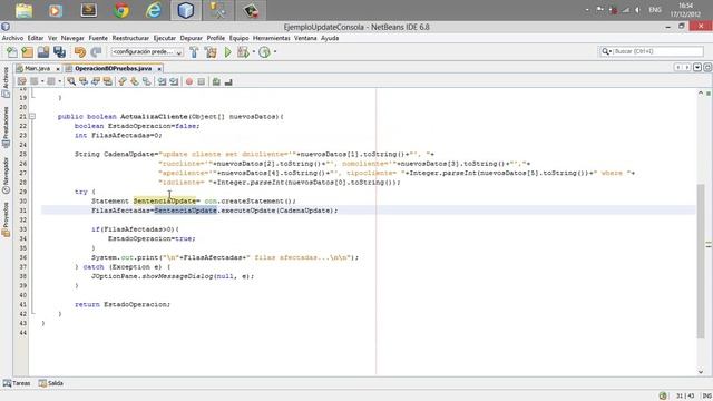 JAVA - Actualización de Registros de una tabla de BD en SQL Server 2008 r2 смотреть онлайн