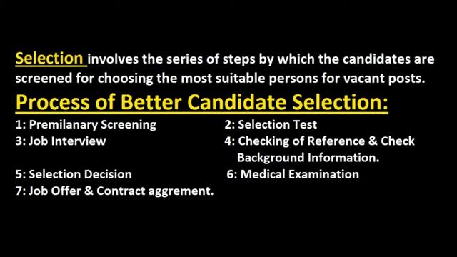 What is Selection & Process of Better Candidate Selection ? Urdu / Hindi смотреть онлайн