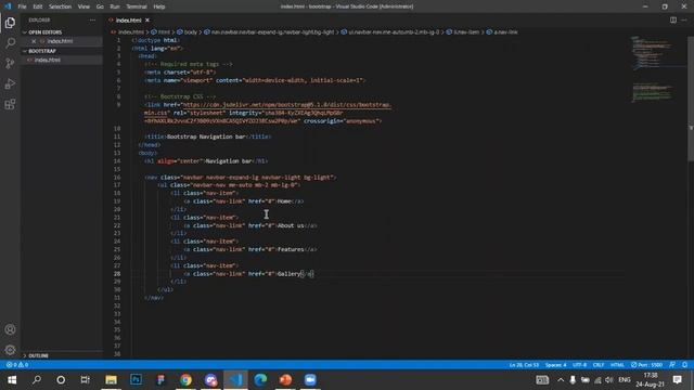 Summer Challenge || Section #6 || 4. The Bootstrap Navigation bar смотреть онлайн